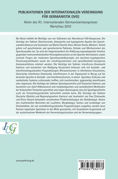 Produktbild: Akten des XII. Internationalen Germanistenkongresses Warschau 2010- Vielheit und Einheit der Germanistik weltweit