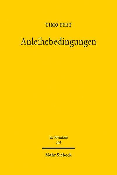 Produktbild: Anleihebedingungen