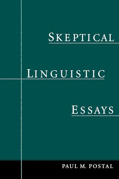 Produktbild: Skeptical Linguistic Essays