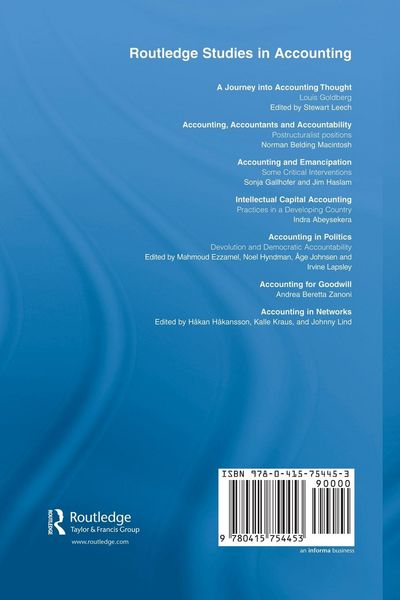 Produktbild: Accounting in Networks