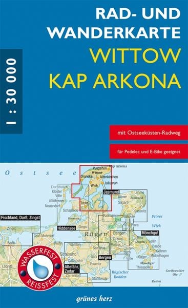 Produktbild: Rad- und Wanderkarte Wittow, Kap Arkona