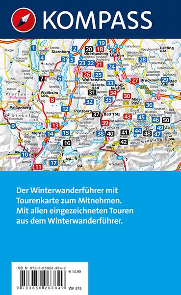KOMPASS Wanderführer Münchner Winterwanderungen, 50 Touren