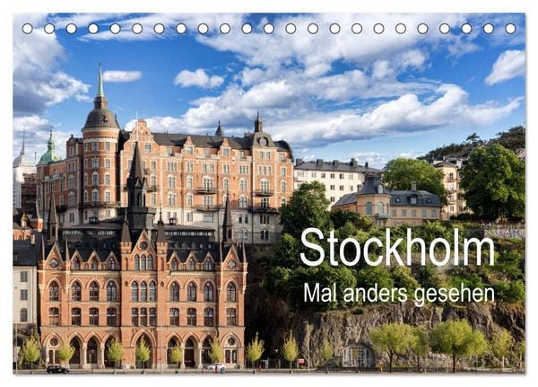 Produktbild: Stockholm - Mal anders gesehen (Tischkalender 2026 DIN A5 quer), CALVENDO Monatskalender