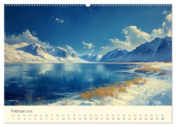 Produktbild: Impressionistische Naturlandschaften (Wandkalender 2026 DIN A2 quer), CALVENDO Monatskalender