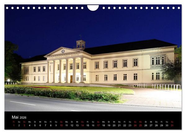 Produktbild: Oldenburg bei Nacht (Wandkalender 2026 DIN A4 quer), CALVENDO Monatskalender