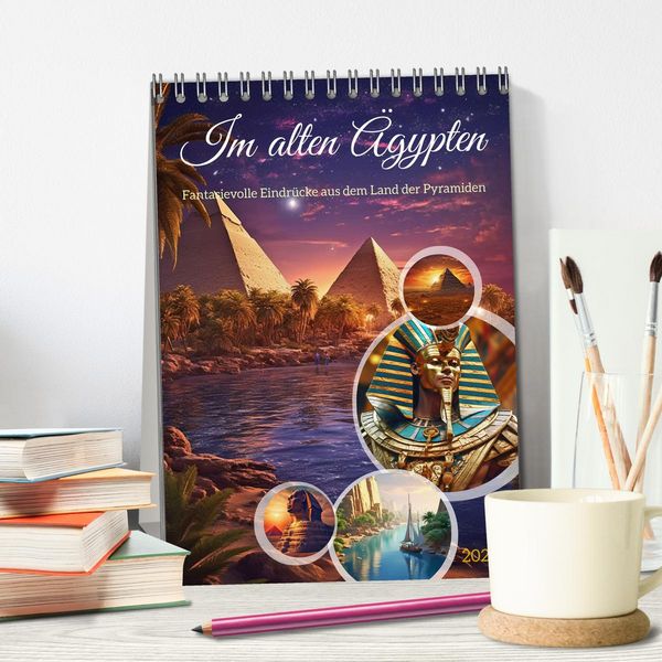 Produktbild: Im alten &Auml;gypten (Tischkalender 2026 DIN A5 hoch), CALVENDO Monatskalender