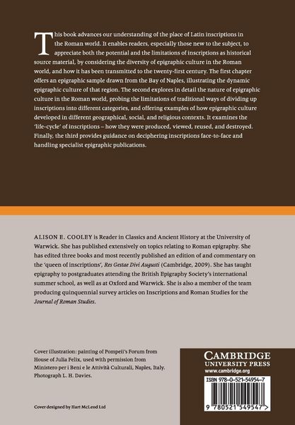Produktbild: The Cambridge Manual of Latin Epigraphy
