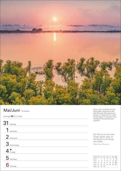 Produktbild: Natursch&auml;tze Deutschlands Wochenplaner 2027 - Eine Reise in 53 Bildern