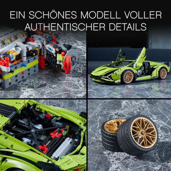 Produktbild: LEGO Technic 42115 Lamborghini Si&aacute;n FKP 37 Rennwagen f&uuml;r Erwachsene