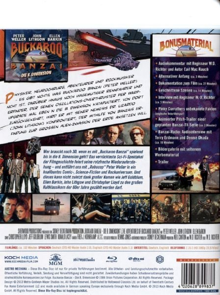 Produktbild: Buckaroo Banzai - Die 8. Dimension