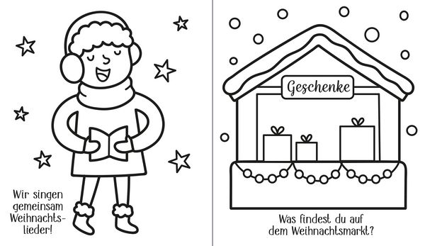 Produktbild: Kleine Kreativ-Werkstatt - Ganz einfach ganz viel ausmalen: Weihnachtszeit