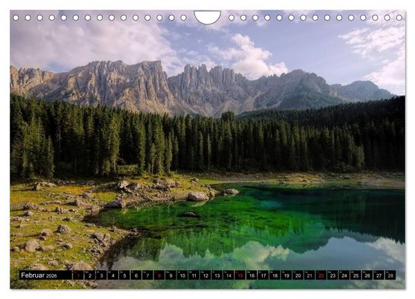 Produktbild: Die Dolomiten - Traumhafte Welt aus Stein (Wandkalender 2026 DIN A4 quer), CALVENDO Monatskalender
