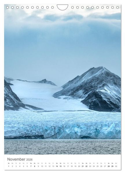 Produktbild: Die Arktis - Naturfotografien aus Spitzbergen (Wandkalender 2026 DIN A4 hoch), CALVENDO Monatskalender