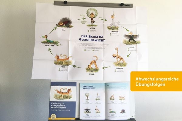Produktbild: Kinderyoga &ndash; P&auml;dagogische Mitmachposter
