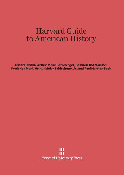 Produktbild: Harvard Guide to American History