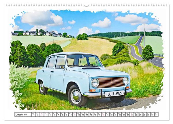 Produktbild: Kultautos der 1960er Jahre (Wandkalender 2026 DIN A2 quer), CALVENDO Monatskalender