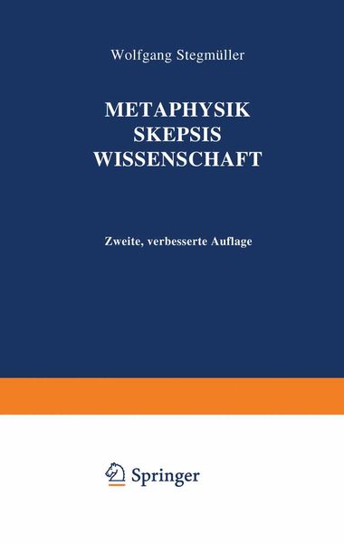 Produktbild: Metaphysik Skepsis Wissenschaft