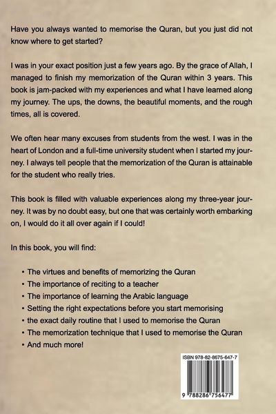 Produktbild: How I Memorized The Quran In 3 Years, And How You Can Too