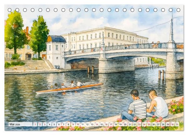 Produktbild: Bilder der Havelregion - Impressionen zwischen Brandenburg und Havelberg (Tischkalender 2026 DIN A5 quer), CALVENDO Monatskalender