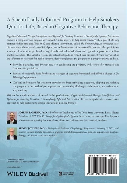 Produktbild: Cognitive-Behavioral Therapy, Mindfulness, and Hypnosis for Smoking Cessation