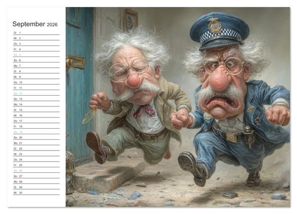 Produktbild: Arbeiten bis der Rollator funkt! (Wandkalender 2026 DIN A4 quer), CALVENDO Monatskalender