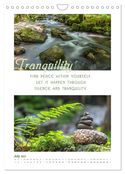 Produktbild: Inspiration for your Journey (Wall Calendar 2027 DIN A4 portrait), CALVENDO 12 Month Wall Calendar
