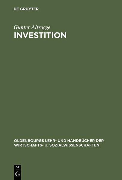 Produktbild: Investition