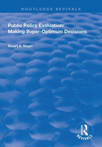 Produktbild: Public Policy Evaluation