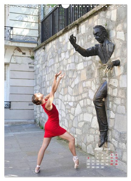 Produktbild: Des danseurs dans la ville 4 L'Oeil et le Mouvement (Calendrier mural 2026 DIN A3 horizontal), CALVENDO calendrier mensuel