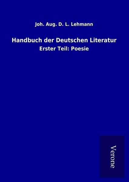 Produktbild: Handbuch der Deutschen Literatur