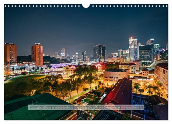 Produktbild: Discover Singapore (Wall Calendar 2026 DIN A3 landscape), CALVENDO 12 Month Wall Calendar