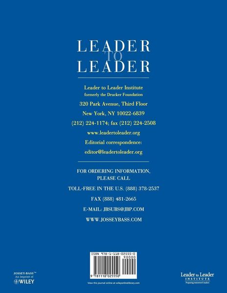 Produktbild: Leader To Leader (ltl) Volume
