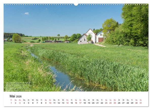 Produktbild: Das Lonetal - Wiege der menschlichen Kunst (Wandkalender 2026 DIN A2 quer), CALVENDO Monatskalender