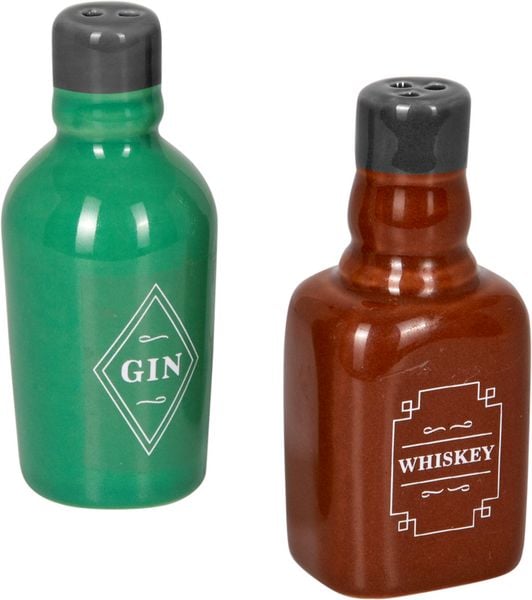 Produktbild: Salz- & Pfefferstreuer WHISKEY&GIN - Urban&Gray
