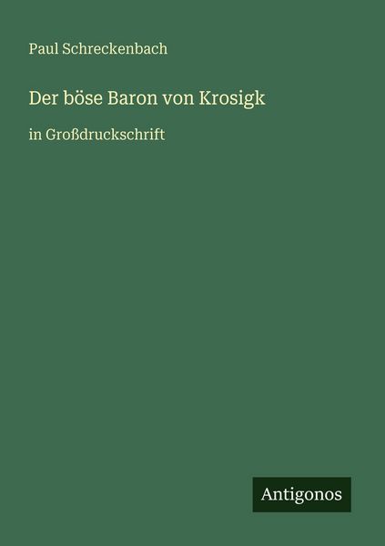 Produktbild: Der b&ouml;se Baron von Krosigk