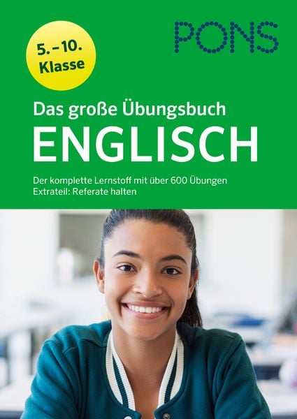 Produktbild: PONS Das gro&szlig;e &Uuml;bungsbuch Englisch 5. - 10. Klasse