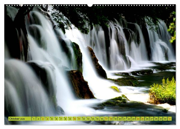 Produktbild: Die magischen Gew&auml;sser von Jiuzhaigou und Huanglong (Wandkalender 2026 DIN A2 quer), CALVENDO Monatskalender