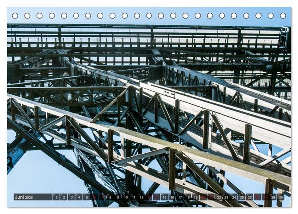 Produktbild: M&uuml;ngstener Br&uuml;cke - Stahlkonstruktion der Superlative (Tischkalender 2026 DIN A5 quer), CALVENDO Monatskalender