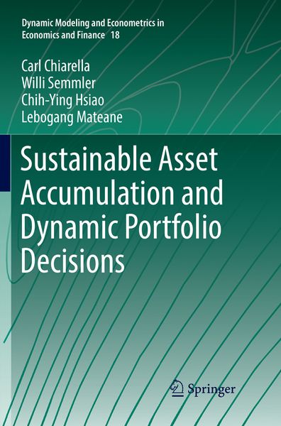 Produktbild: Sustainable Asset Accumulation and Dynamic Portfolio Decisions