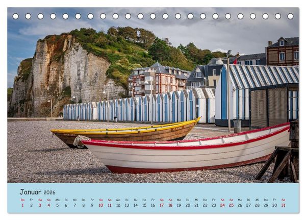 Produktbild: Unterwegs in der Normandie (Tischkalender 2026 DIN A5 quer), CALVENDO Monatskalender
