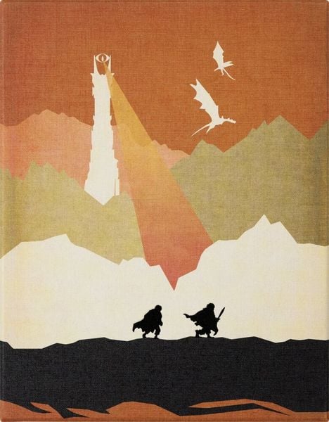 Moleskine Der Herr der Ringe Thematische Box, Notizbuch L/A5, liniert, fester Einband, Cahier L/A5, weicher Einband, 2 Limitierte Herr der Ri, DIN A5