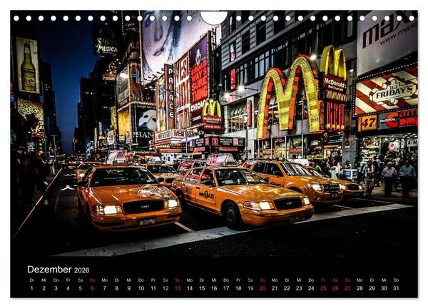 Produktbild: New York feeling (Wandkalender 2026 DIN A4 quer), CALVENDO Monatskalender