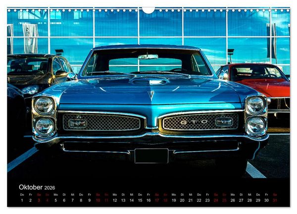 Produktbild: American Automobile (Wandkalender 2026 DIN A3 quer), CALVENDO Monatskalender