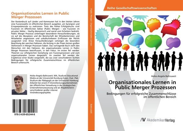 Produktbild: Organisationales Lernen in Public Merger Prozessen