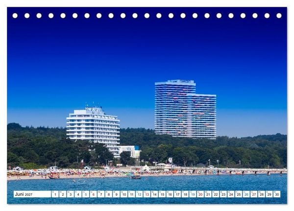 Produktbild: Die Ostseek&uuml;ste von Neustadt bis Travem&uuml;nde (Tischkalender 2027 DIN A5 quer), CALVENDO Monatskalender