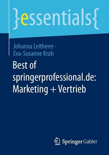 Produktbild: Best of springerprofessional.de: Marketing + Vertrieb