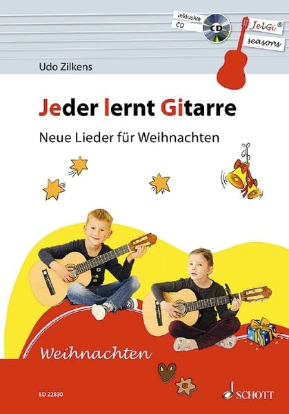 Produktbild: Jeder lernt Gitarre - Neue Lieder f&uuml;r Weihnachten