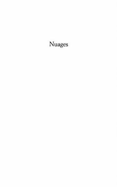 Produktbild: Nuages - roman