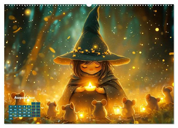 Produktbild: Zauber zur Mitternacht (Wandkalender 2026 DIN A2 quer), CALVENDO Monatskalender
