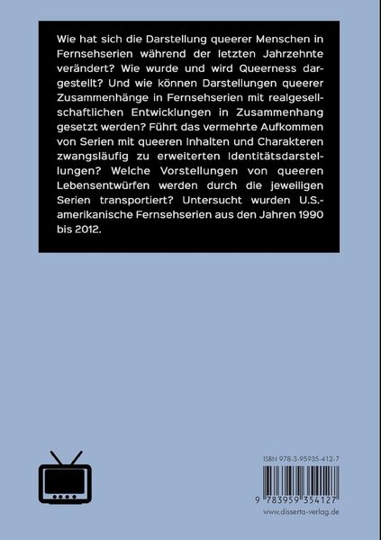Produktbild: Queer_sehen: Queere Bilder in U.S.-amerikanischen Fernsehserien von 1990-2012